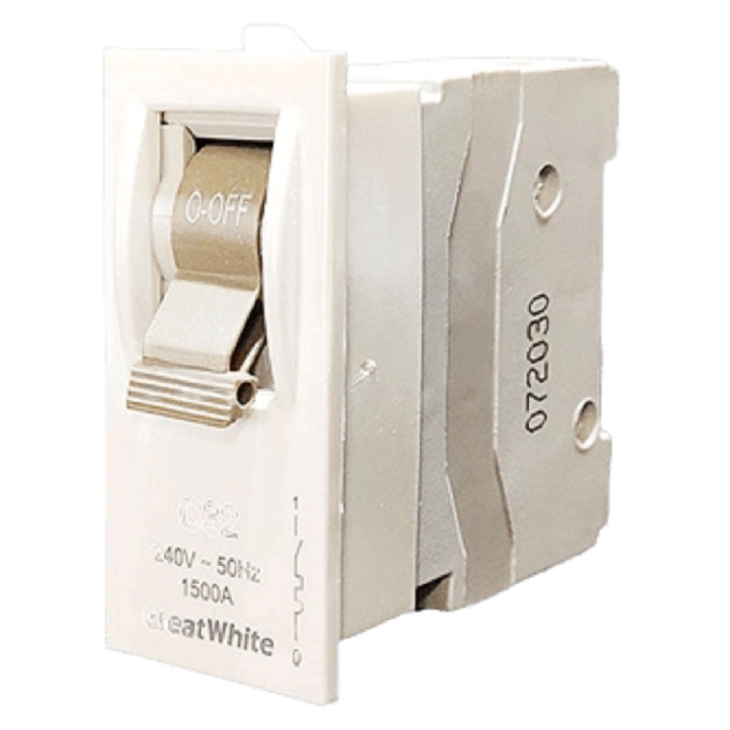 32 AX Mini MCB, 1 Module, GreatWhite Fiana - White